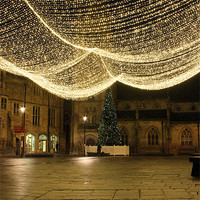 Buy canvas prints of Durham Christmas Lights by Dan Davidson