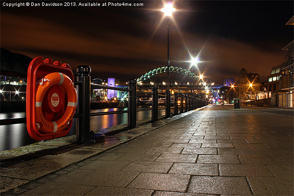 Quayside Shimmer Picture Board by Dan Davidson