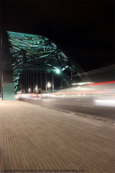 Tyne Bridge Traffic Picture Board by Dan Davidson