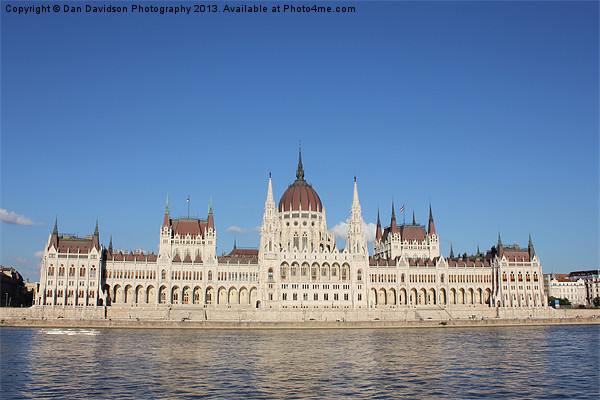 Hungarian Parliament Building Picture Board by Dan Davidson