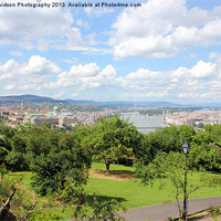 Buy canvas prints of View over Buda and Pest by Dan Davidson