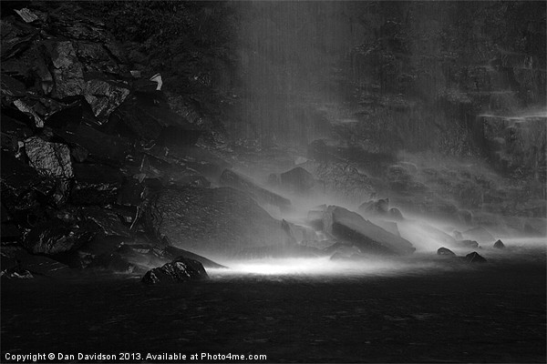 Henrhyd Falls Picture Board by Dan Davidson