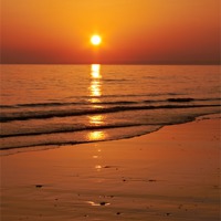 Buy canvas prints of Rhossili Bay Sunset by Dan Davidson