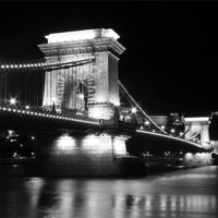 Buy canvas prints of Budapest Chain Bridge by Dan Davidson