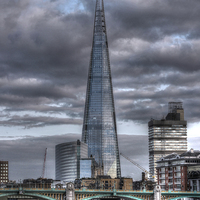 Buy canvas prints of The Shard of Glass by Dan Davidson