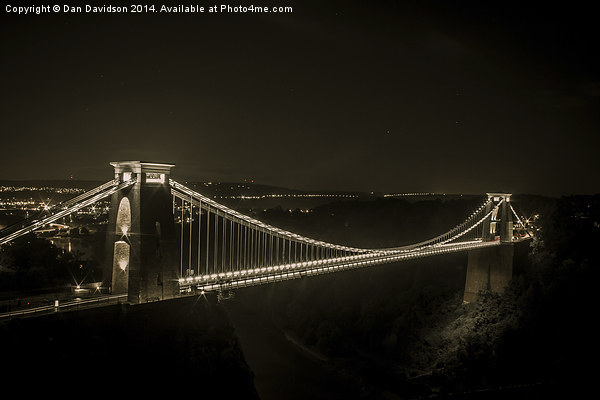 Bridge of Brunel Picture Board by Dan Davidson