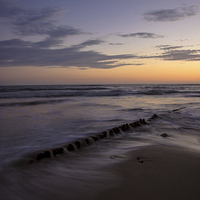 Buy canvas prints of Caswell Sunset by Dan Davidson