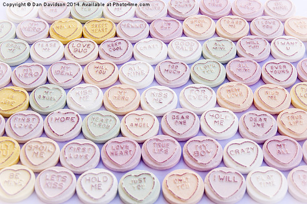 Lovely hearts Picture Board by Dan Davidson