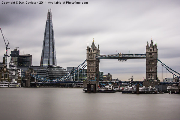 Landmarks of London Picture Board by Dan Davidson