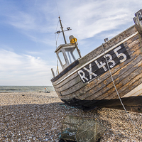 Buy canvas prints of  RX435 at Dungeness by Dan Davidson