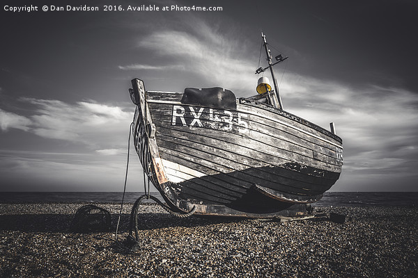 Dungeness Boat Picture Board by Dan Davidson