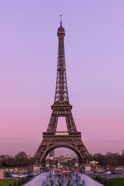 Tour Eiffel Dusk Picture Board by Dan Davidson