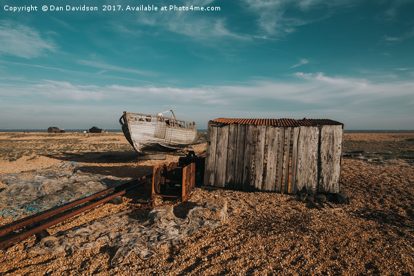 Deserted Dungeness Picture Board by Dan Davidson