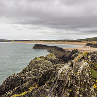Buy canvas prints of Anglesey Beachscape by Dan Davidson