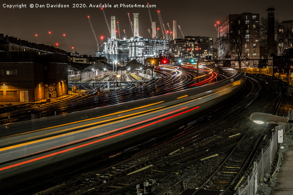 London City Nights Picture Board by Dan Davidson
