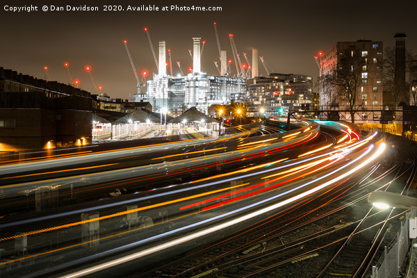 Battersea Nights Picture Board by Dan Davidson