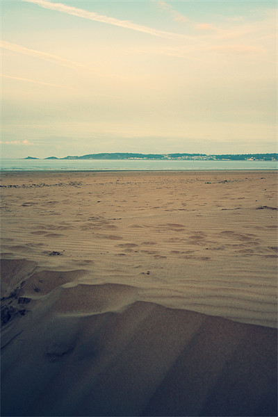 Swansea Beach looking to Mumbles Picture Board by Dan Davidson