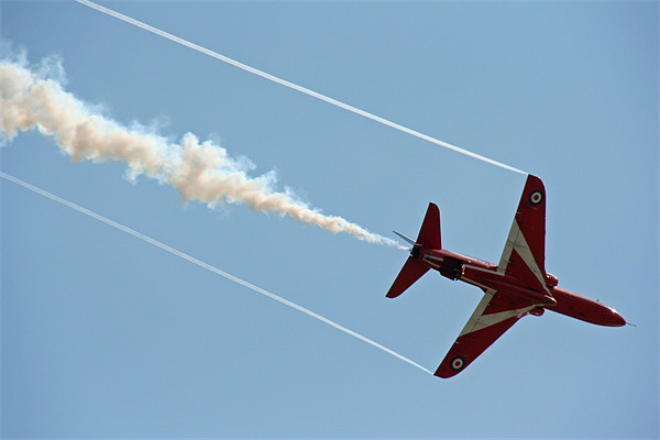 Red Arrow Belly and Vapour Picture Board by Dan Davidson