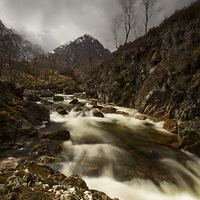 Buy canvas prints of Etive River by R K Photography