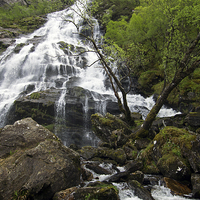 Buy canvas prints of  Steall Falls by R K Photography