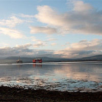 Buy canvas prints of Cromarty Firth at Sunset by Jenny Brogden
