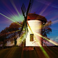 Buy canvas prints of Happy Valley Windmill. by Heather Goodwin