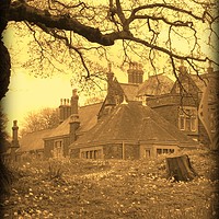 Buy canvas prints of House on the Hill. by Heather Goodwin