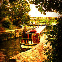 Buy canvas prints of Lock Gate 4. by Heather Goodwin