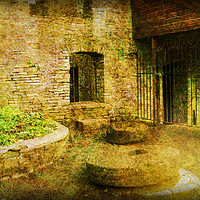 Buy canvas prints of The Old Ruined Watermill. by Heather Goodwin