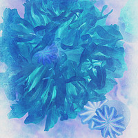 Buy canvas prints of Blue Peony. by Heather Goodwin
