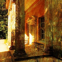 Buy canvas prints of The Hunting Lodge. by Heather Goodwin