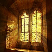 Buy canvas prints of St. Saviours Window. by Heather Goodwin