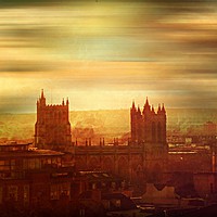 Buy canvas prints of Towers over Bristol. by Heather Goodwin