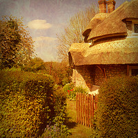 Buy canvas prints of The Cottage Garden. by Heather Goodwin