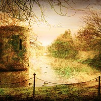 Buy canvas prints of The Bishops Palace. by Heather Goodwin