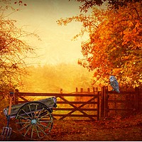 Buy canvas prints of  Waiting for the Hay Wain. by Heather Goodwin