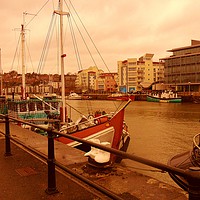 Buy canvas prints of Bristol Docks.  by Heather Goodwin