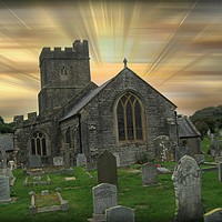 Buy canvas prints of  St. Mary's Chruch, Berrow. by Heather Goodwin