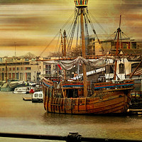 Buy canvas prints of Shipshape and Bristol Fashion. by Heather Goodwin