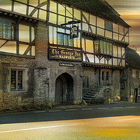 Buy canvas prints of The George Inn. by Heather Goodwin