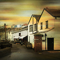Buy canvas prints of Old Custom's Houses - Bristol. by Heather Goodwin