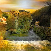 Buy canvas prints of Ever Flowing River Yeo. by Heather Goodwin