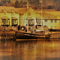 Buy canvas prints of There's a Boat sailing from Bristol. by Heather Goodwin