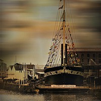 Buy canvas prints of The S.S. Great Britain, Bristol. by Heather Goodwin