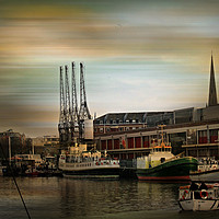 Buy canvas prints of Dockside History. by Heather Goodwin