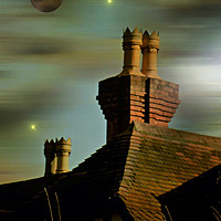 Buy canvas prints of Tall Chimneys by Heather Goodwin