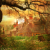 Buy canvas prints of The House on the Hill. by Heather Goodwin
