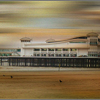 Buy canvas prints of The Pier - Weston super Mare. by Heather Goodwin