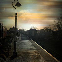 Buy canvas prints of Bitton Railway Station, Somerset. by Heather Goodwin