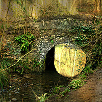 Buy canvas prints of The Lost Bridge. by Heather Goodwin